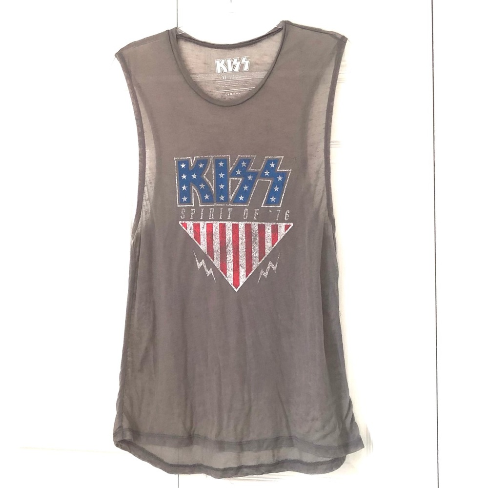 KISS Spirit of ‘76 Sleeveless Top Shirt sz XL - Picture 2 of 6